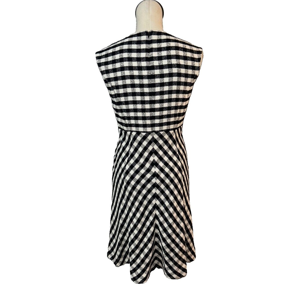 Brooks Brothers Women's Gingham Boucle Dress size 4 Sleeveless Career Elegant - Picture 6 of 11